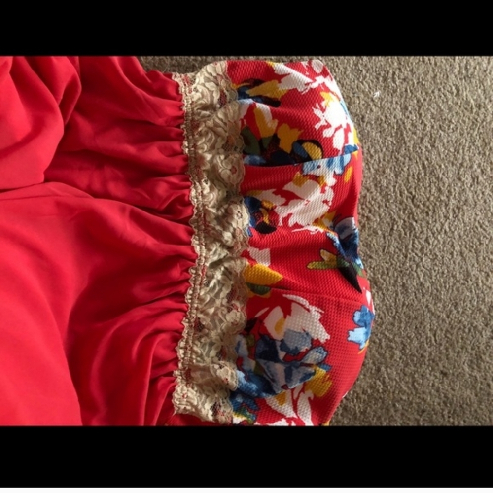 New Look Red High-Low Dress - Picture 2 of 4